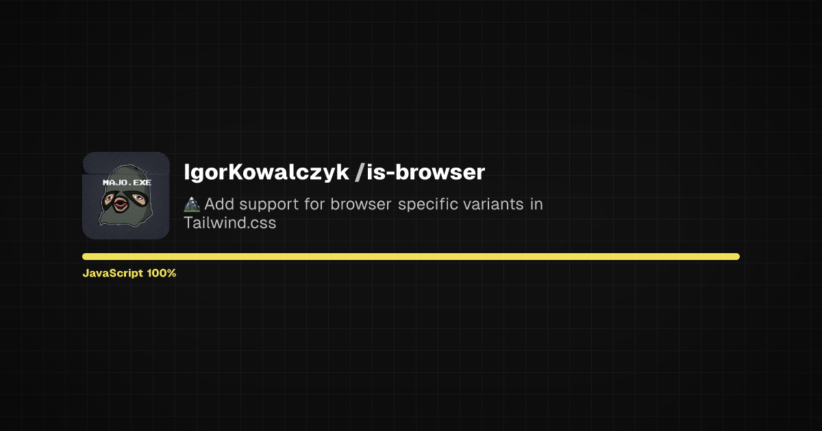 Preview of is-browser