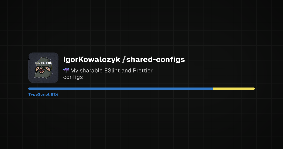 Preview of shared-configs